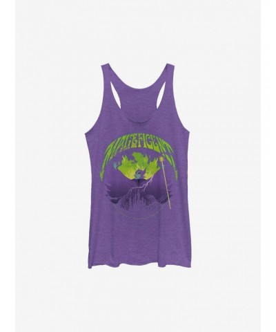 Disney Maleficent Maleficent Castle Flame Outline Girls Tank $12.20 Tanks