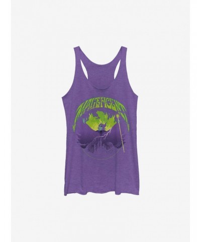 Disney Maleficent Maleficent Castle Flame Outline Girls Tank $12.20 Tanks