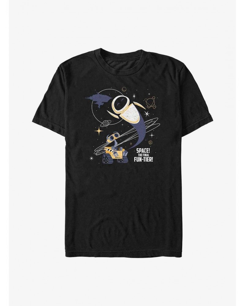 Disney Pixar Wall-E Retro Space Fun-tier T-Shirt $11.23 T-Shirts