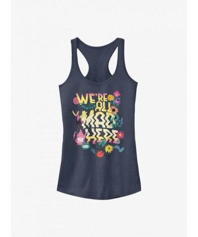 Disney Alice In Wonderland We're All Mad Here Girls Tank $11.95 Tanks