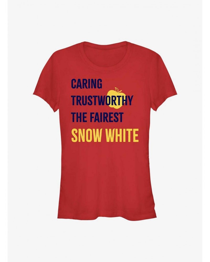 Disney Snow White List Girls T-Shirt $10.71 T-Shirts