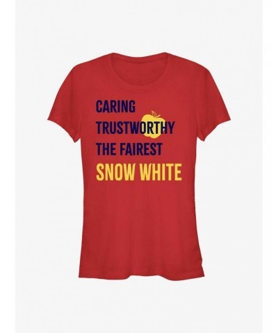 Disney Snow White List Girls T-Shirt $10.71 T-Shirts