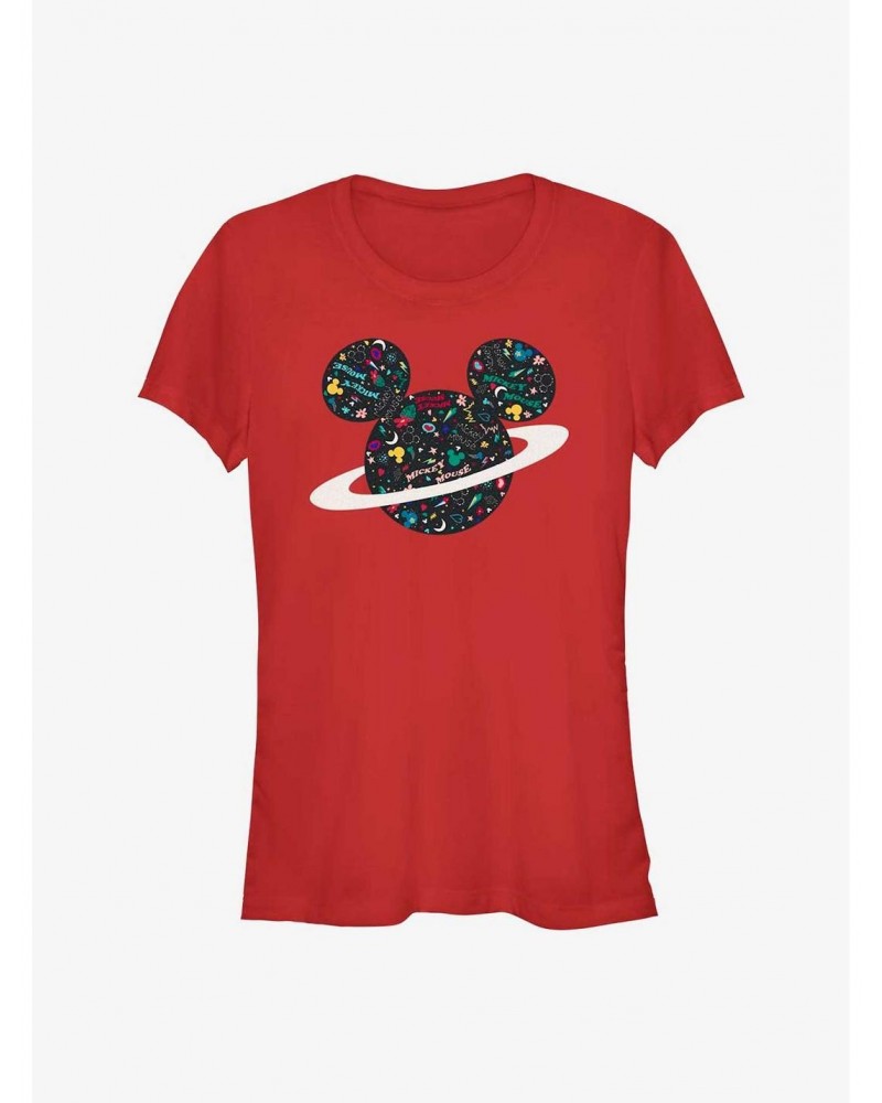 Disney Mickey Mouse Planet Mickey Girls T-Shirt $7.47 T-Shirts