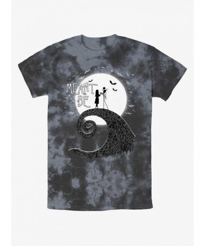 Disney The Nightmare Before Christmas Jack and Sally Meant To Be Tie-Dye T-Shirt $10.36 T-Shirts