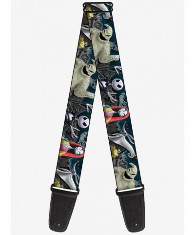 The Nightmare Before Christmas 4 Character Group Cemetery Scene Guitar Strap $9.21 Guitar Straps