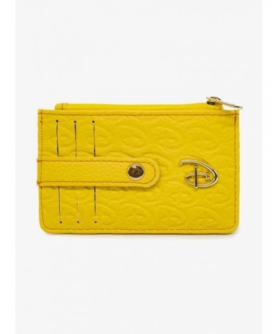 Disney Signature D Debossed Yellow Vegan Leather Cardholder $8.36 Cardholder