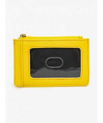 Disney Signature D Debossed Yellow Vegan Leather Cardholder $8.36 Cardholder