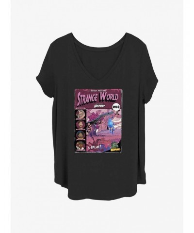 Disney Strange World Strange Adventures Comic Cover Girls T-Shirt Plus Size $12.14 T-Shirts