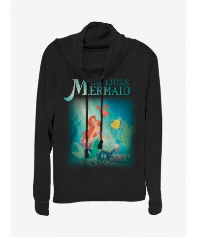 Disney The Little Mermaid Trio Cowlneck Long-Sleeve Girls Top $13.47 Tops