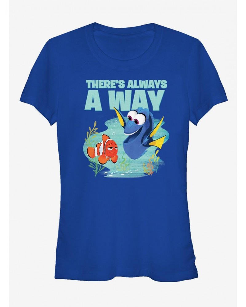 Disney Pixar Finding Nemo Always A Way Girls T-Shirt $10.46 T-Shirts