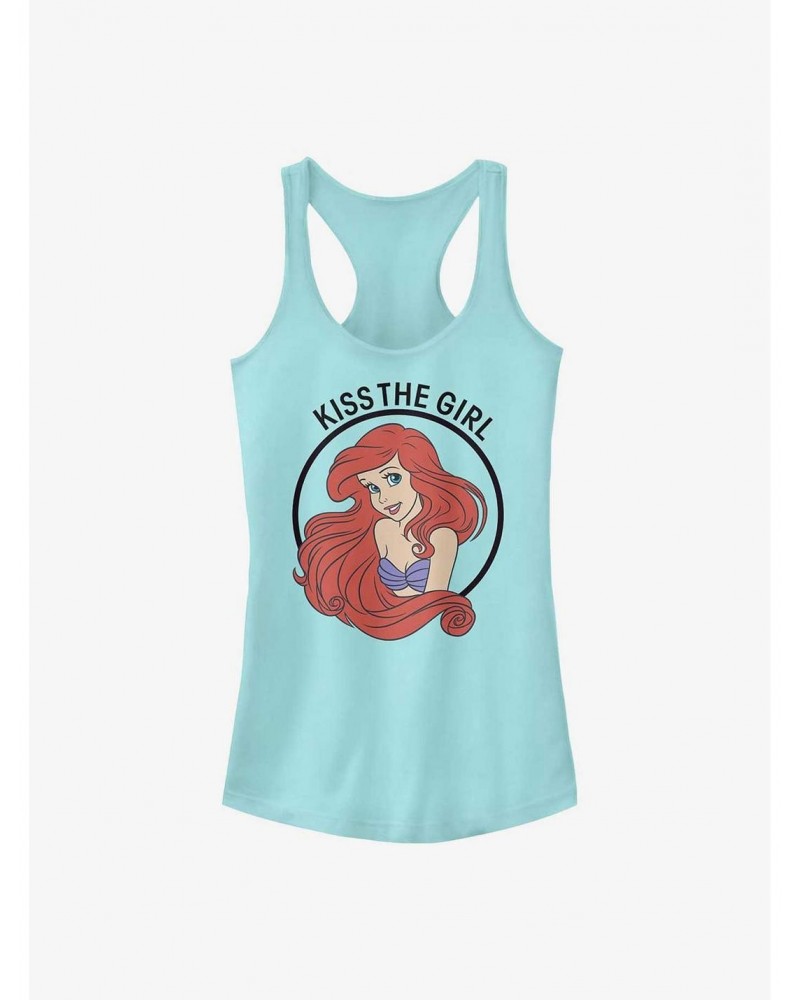 Disney The Little Mermaid Kiss The Girl Girls Tank $11.95 Tanks