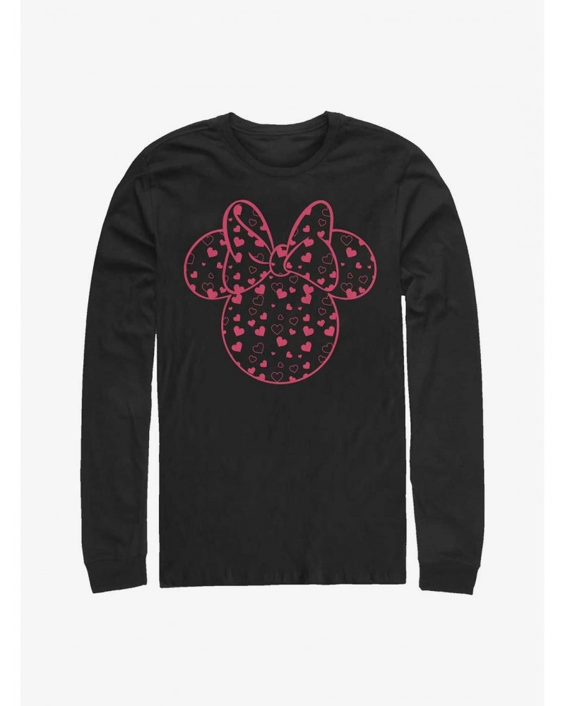 Disney Minnie Mouse Minnie Hearts Fill Long-Sleeve T-Shirt $12.50 T-Shirts