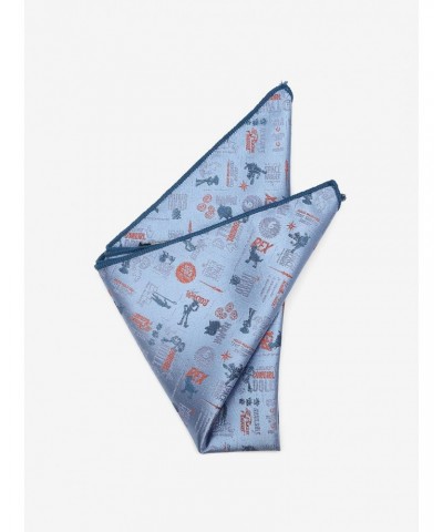 Disney Pixar Toy Story 4 Characters Blue Pocket Square $10.12 Squares