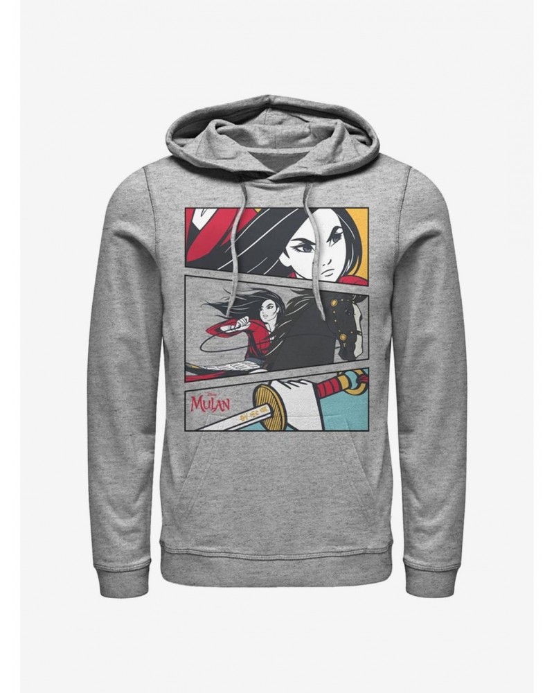 Disney Mulan Action Panels Hoodie $20.21 Hoodies