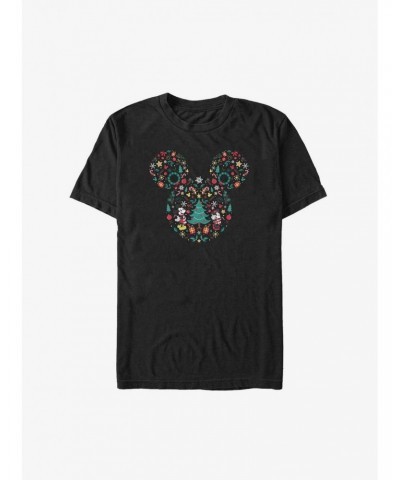 Disney Mickey Mouse Christmas Icon Ear Big & Tall T-Shirt $9.87 T-Shirts