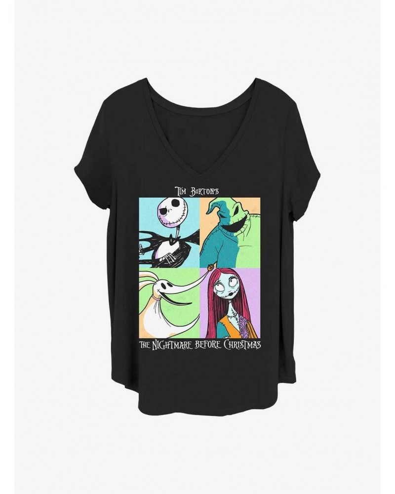 Disney The Nightmare Before Christmas The Scream Team Girls T-Shirt Plus Size $11.85 T-Shirts