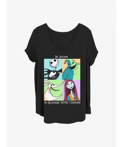 Disney The Nightmare Before Christmas The Scream Team Girls T-Shirt Plus Size $11.85 T-Shirts