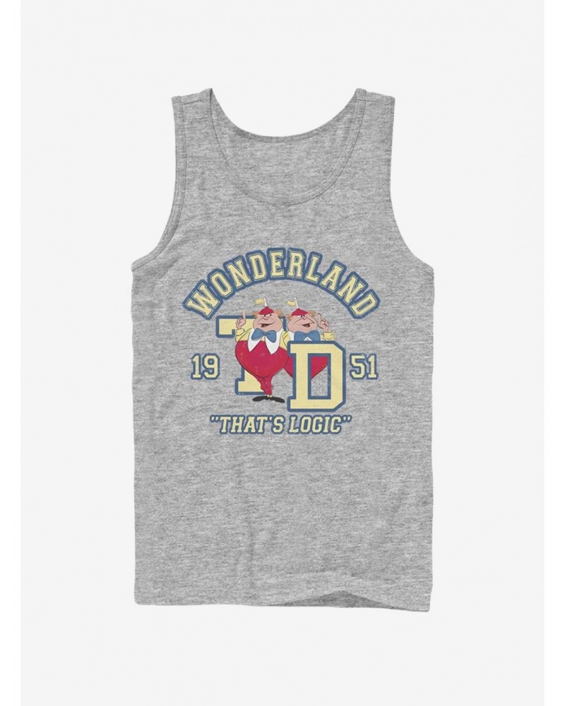 Disney Alice In Wonderland Tweedle Collegiate Tank $10.96 Tanks