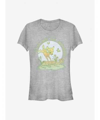 Disney Bambi Explore With Bambi Girls T-Shirt $10.46 T-Shirts