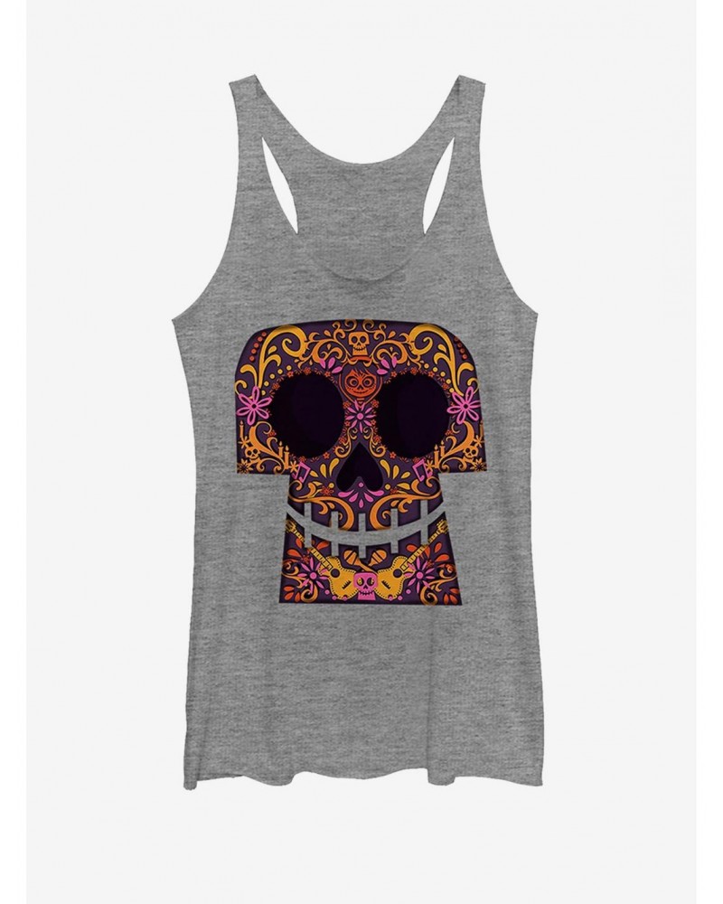 Disney Pixar Coco Sugar Skull Grin Girls Tank $11.91 Tanks