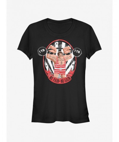 Disney Wreck-It Ralph No Pain No Gain Girls T-Shirt $8.72 T-Shirts