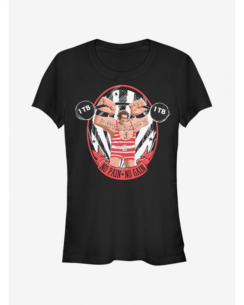 Disney Wreck-It Ralph No Pain No Gain Girls T-Shirt $8.72 T-Shirts