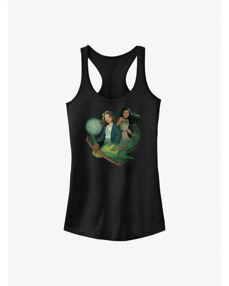 Disney Peter Pan & Wendy Tinker Bell, Wendy, & Tiger Lily Girls Tank $7.72 Tanks