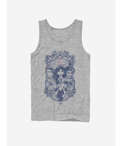 Disney Aladdin 2019 Vintage Aladdin Collage Tank $9.71 Tanks