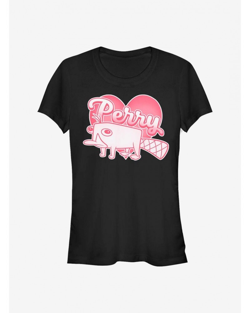 Disney Phineas And Ferb Platypus Love Girls T-Shirt $7.47 T-Shirts