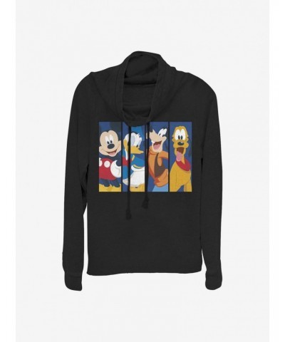 Disney Mickey Mouse Bro Time Cowlneck Long-Sleeve Girls Top $21.10 Tops