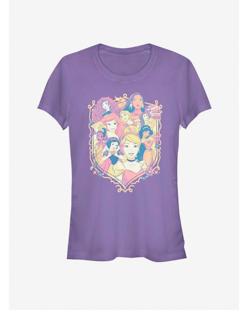 Disney Princess Classic Princess Shield Girls T-Shirt $8.22 T-Shirts