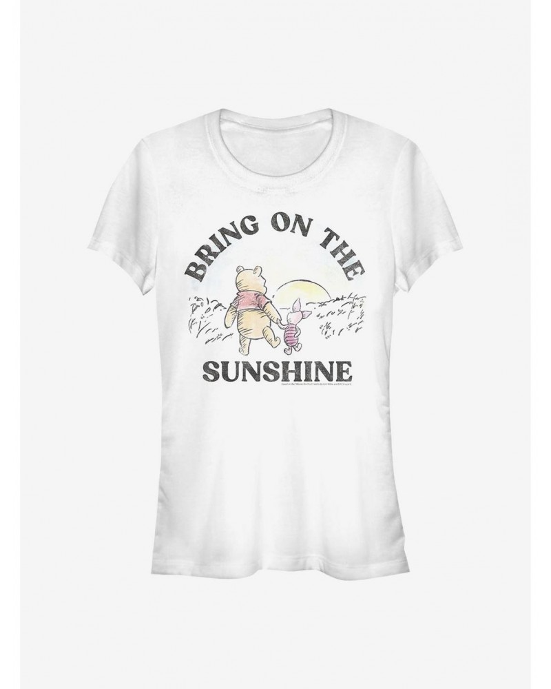 Disney Winnie The Pooh Bring On The Sunshine Girls T-Shirt $8.72 T-Shirts