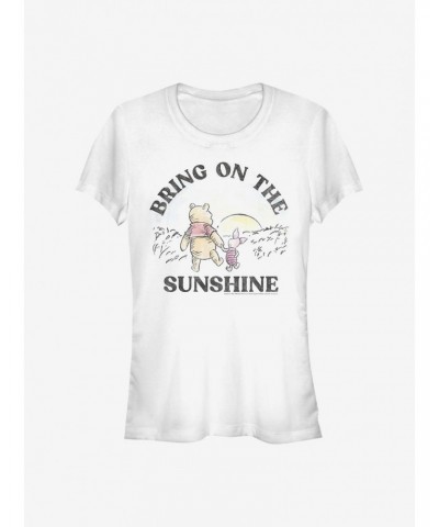 Disney Winnie The Pooh Bring On The Sunshine Girls T-Shirt $8.72 T-Shirts