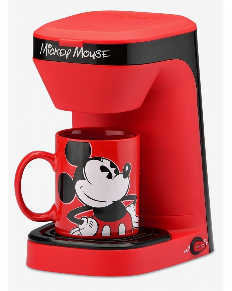 Disney Mickey Mouse 1-Cup Coffee Maker with Mug $15.13 Mugs