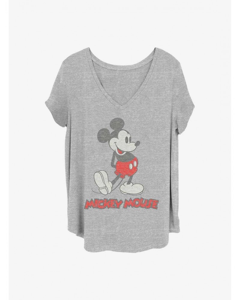 Disney Mickey Mouse Vintage Mickey Girls T-Shirt Plus Size $12.14 T-Shirts