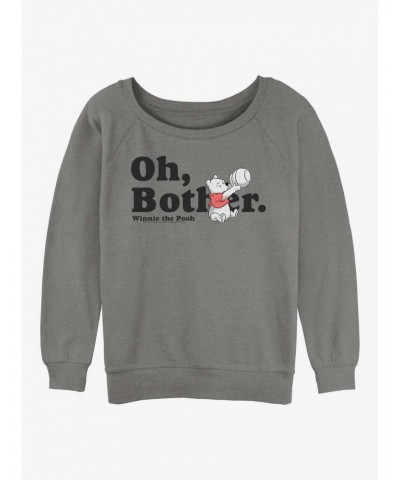 Disney Winnie The Pooh More Bothers Girls Slouchy Sweatshirt $13.28 Sweatshirts