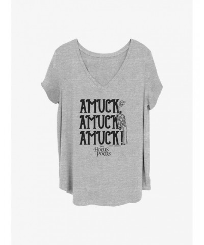 Disney Hocus Pocus Amuck Girls T-Shirt Plus Size $12.72 T-Shirts