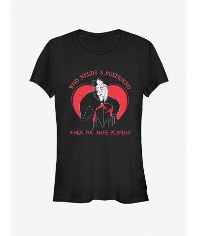 Disney Villains Cruella De Vil When You Have Puppies Girls T-Shirt $10.21 T-Shirts