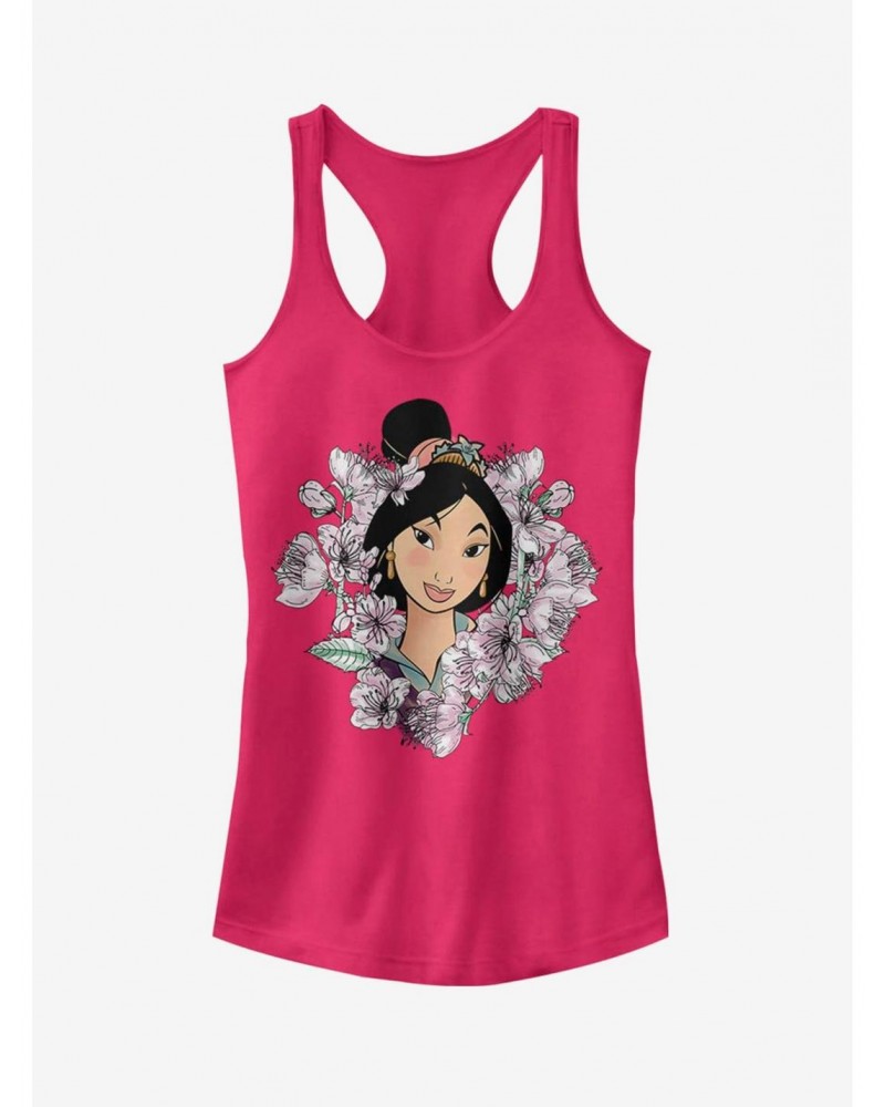 Disney Mulan Floral Blossoms Girls Tank $12.45 Tanks