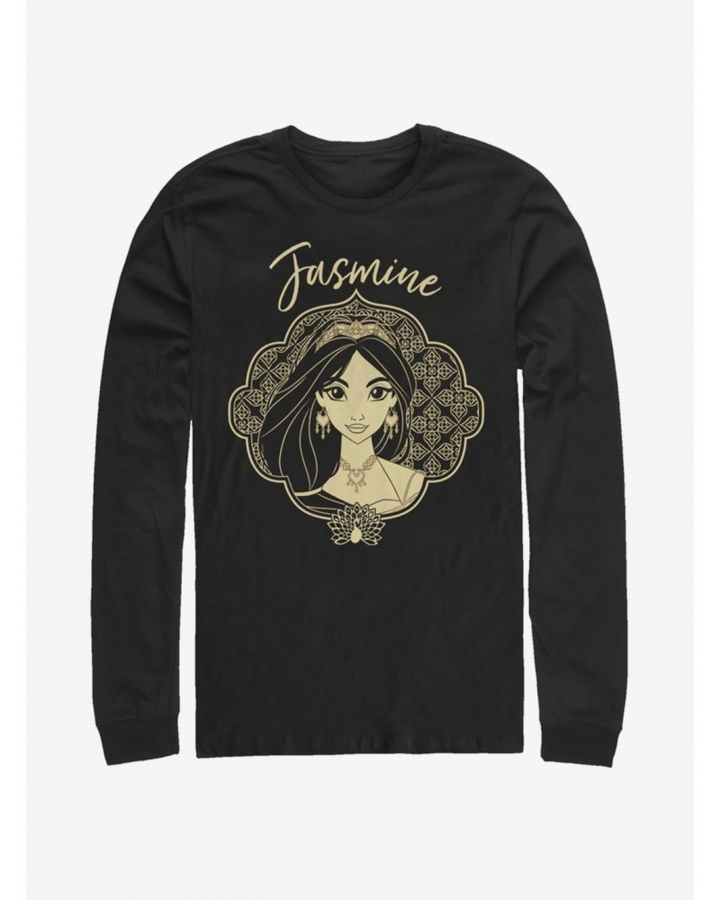 Disney Aladdin 2019 Jasmine Portrait Long-Sleeve T-Shirt $9.87 Merchandises