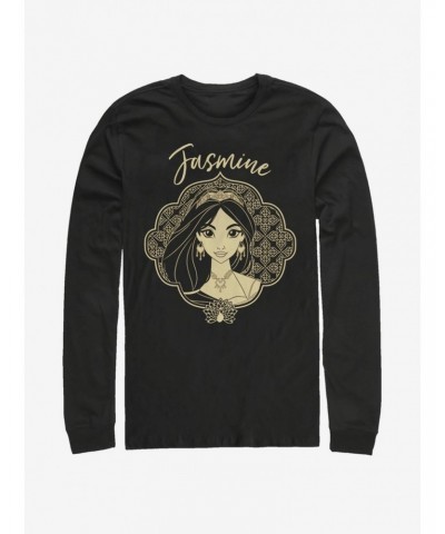 Disney Aladdin 2019 Jasmine Portrait Long-Sleeve T-Shirt $9.87 Merchandises