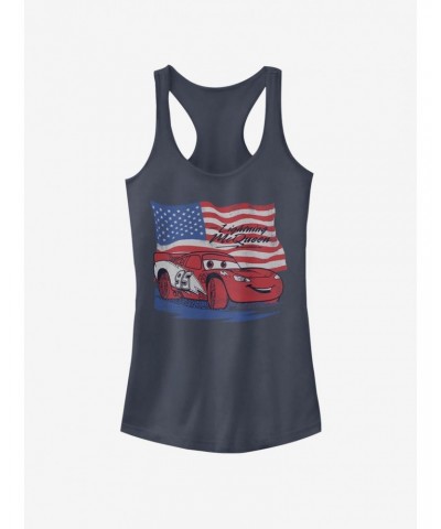 Disney Pixar Cars Lightning Flag Girls Tank $9.96 Tanks