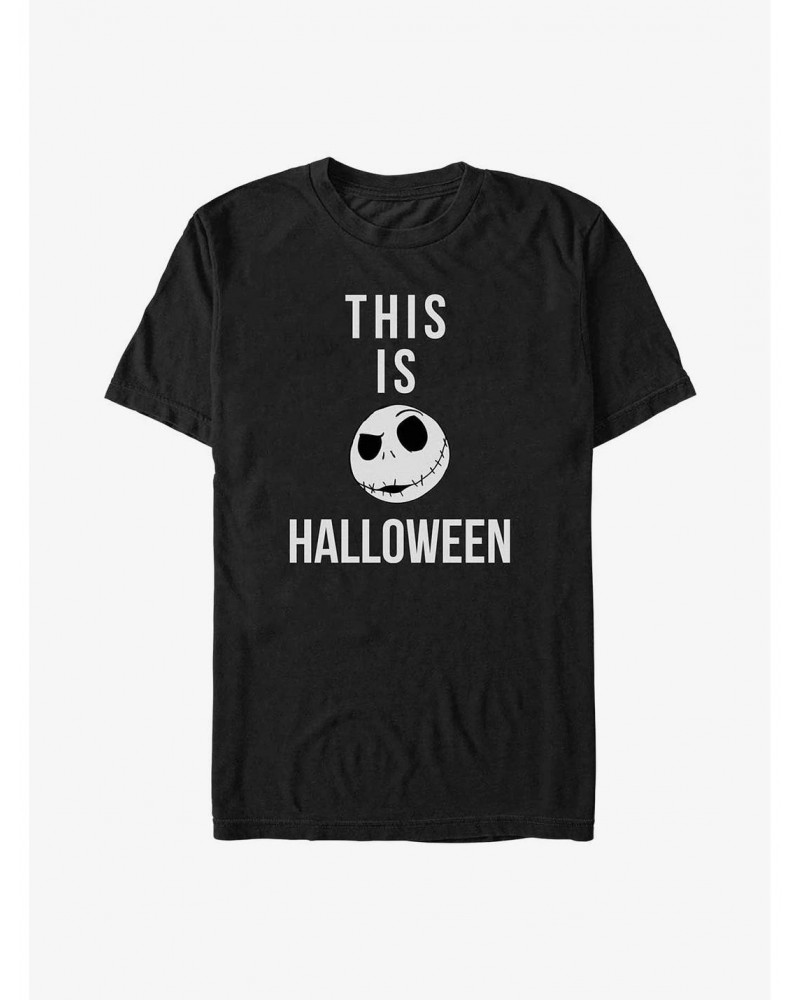 Disney The Nightmare Before Christmas Jack Skellington This Is Halloween T-Shirt $11.23 T-Shirts