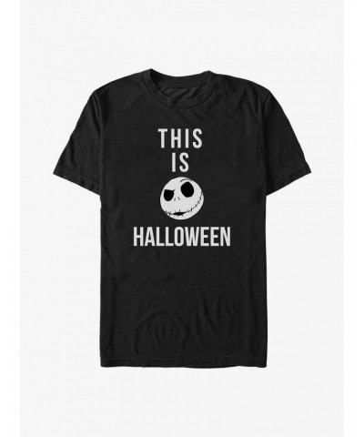 Disney The Nightmare Before Christmas Jack Skellington This Is Halloween T-Shirt $11.23 T-Shirts