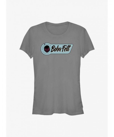 Star Wars The Book Of Boba Fett Legendary Bounty Hunter Badge Girls T-Shirt $9.96 T-Shirts