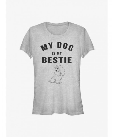 Disney Lady and the Tramp Lady Is My Bestie Girls T-Shirt $11.21 T-Shirts