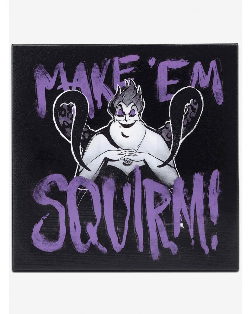 Disney Villains Ursula Make 'Em Squirm Canvas Wall Decor $17.56 Décor