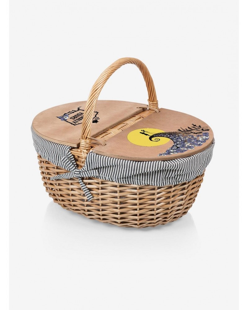 The Nightmare Before Christmas Jack And Sally Picnic Basket $38.50 Baskets