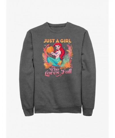 Disney The Little Mermaid Pumpkin Ariel Sweatshirt $14.39 Sweatshirts