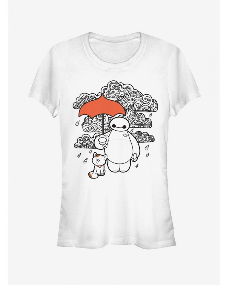 Disney Big Hero 6 Patterned Baymax Girls T-Shirt $12.45 T-Shirts